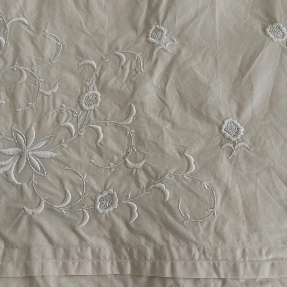 Lauren Ralph Lauren SHETLAND MANOR embroidered Std pillow sham case 30 x24 EUC